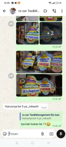 Testimonial Papan Bunga kurungkambing
