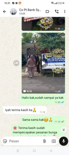 Testimonial Papan Bunga kurungkambing