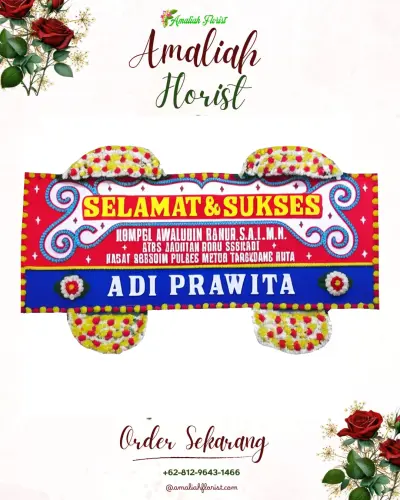 Karangan Bunga Ucapan Selamat kurungkambing