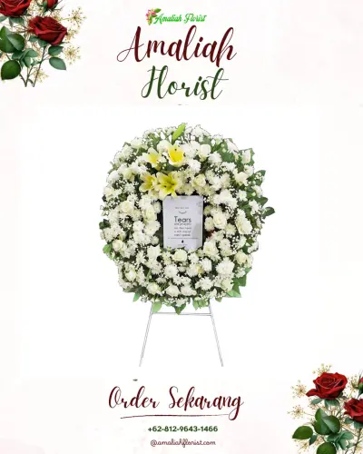 Krans Bunga Duka Cita kurungkambing